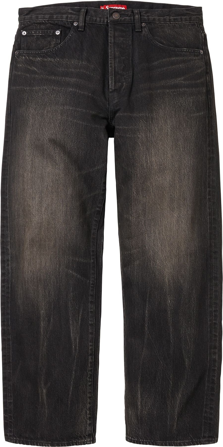 Distressed Loose Fit Selvedge Jean view 4